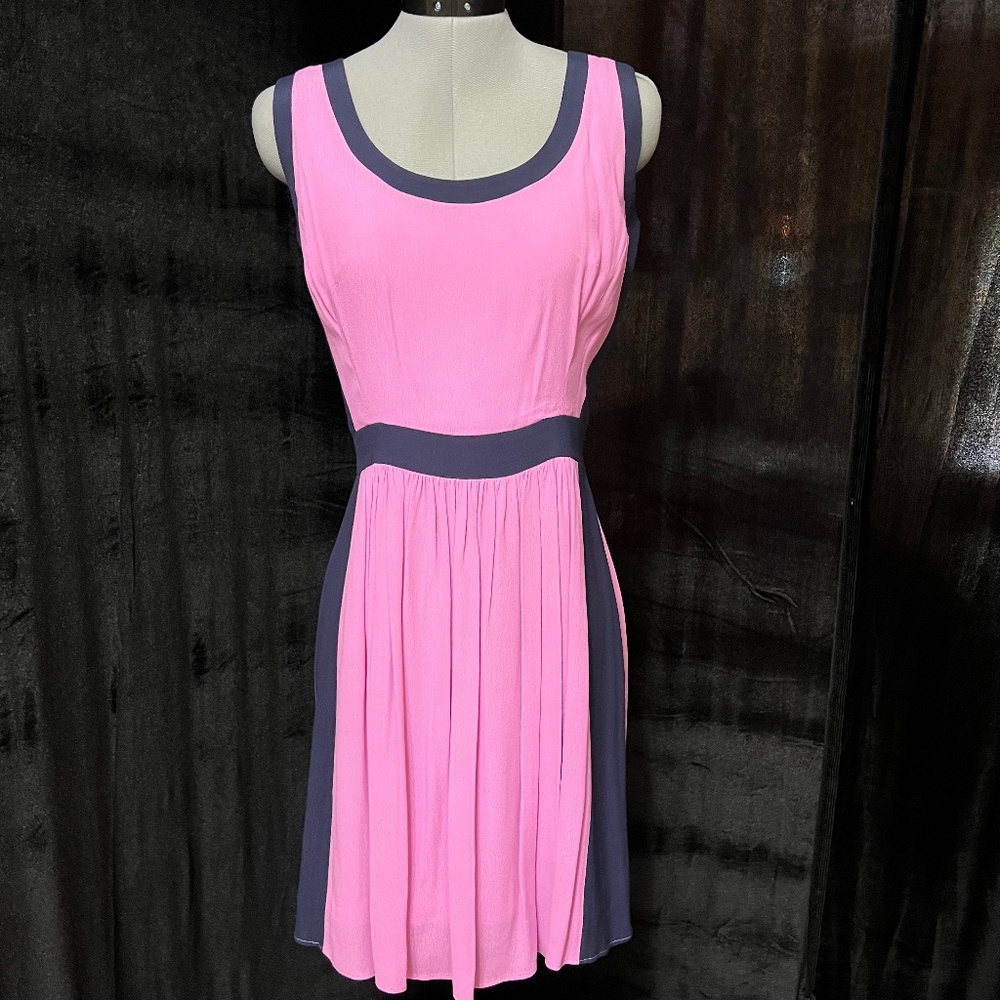 Lily Pulitzer Dress | Pink Lilac and Navy Color